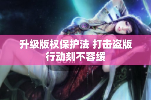 升级版权保护法 打击盗版行动刻不容缓