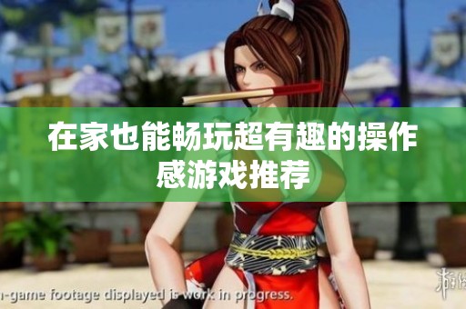 在家也能畅玩超有趣的操作感游戏推荐