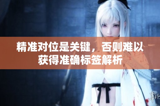 精准对位是关键，否则难以获得准确标签解析