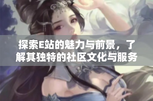 探索E站的魅力与前景，了解其独特的社区文化与服务价值
