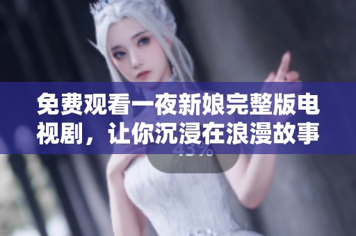 免费观看一夜新娘完整版电视剧，让你沉浸在浪漫故事中