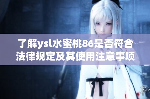 了解ysl水蜜桃86是否符合法律规定及其使用注意事项