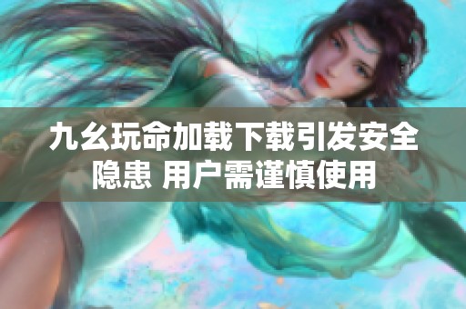 九幺玩命加载下载引发安全隐患 用户需谨慎使用