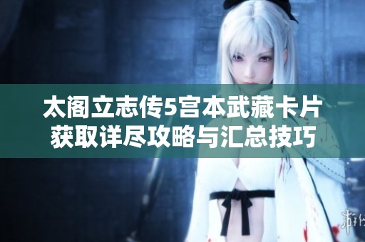 太阁立志传5宫本武藏卡片获取详尽攻略与汇总技巧