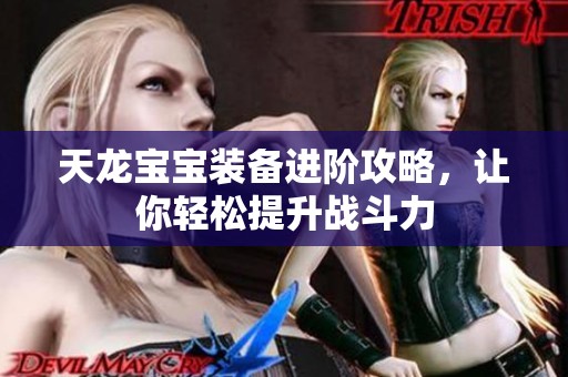 天龙宝宝装备进阶攻略，让你轻松提升战斗力