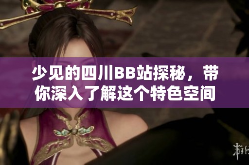 少见的四川BB站探秘，带你深入了解这个特色空间