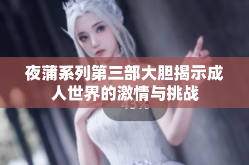 夜蒲系列第三部大胆揭示成人世界的激情与挑战
