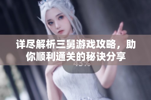 详尽解析三舅游戏攻略，助你顺利通关的秘诀分享