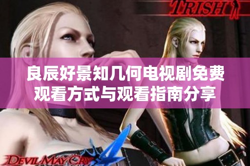 良辰好景知几何电视剧免费观看方式与观看指南分享