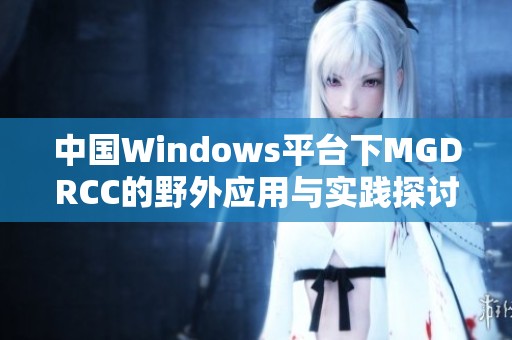 中国Windows平台下MGDRCC的野外应用与实践探讨