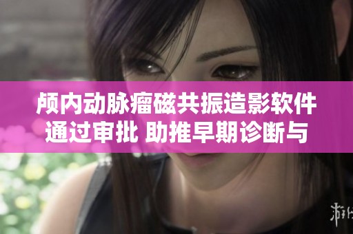 颅内动脉瘤磁共振造影软件通过审批 助推早期诊断与治疗发展
