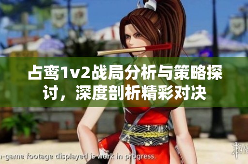 占鸾1v2战局分析与策略探讨，深度剖析精彩对决