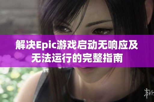 解决Epic游戏启动无响应及无法运行的完整指南