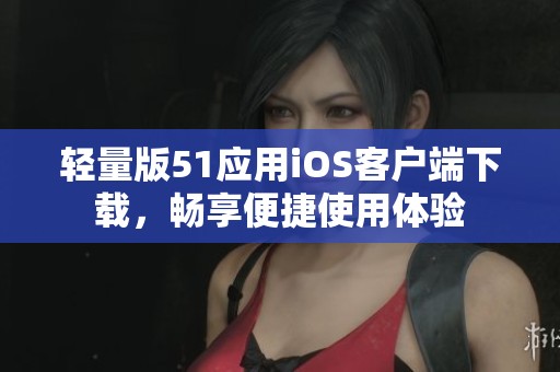 轻量版51应用iOS客户端下载，畅享便捷使用体验