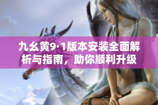 九幺黄9·1版本安装全面解析与指南，助你顺利升级