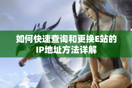 如何快速查询和更换E站的IP地址方法详解