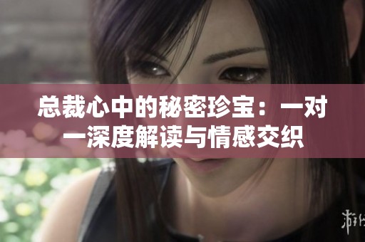 总裁心中的秘密珍宝：一对一深度解读与情感交织