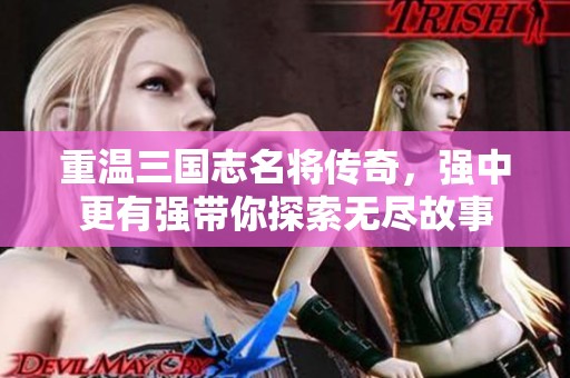 重温三国志名将传奇，强中更有强带你探索无尽故事