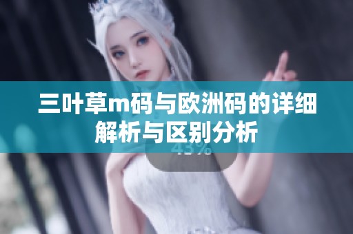 三叶草m码与欧洲码的详细解析与区别分析