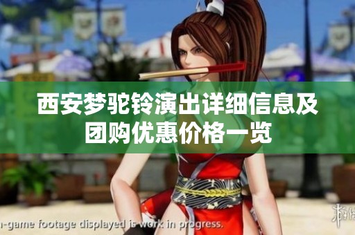 西安梦驼铃演出详细信息及团购优惠价格一览