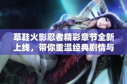 草鞋火影忍者精彩章节全新上线，带你重温经典剧情与角色魅力