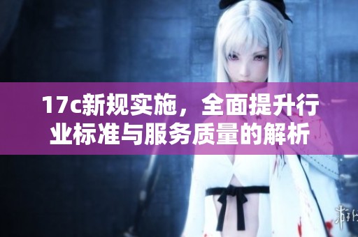 17c新规实施，全面提升行业标准与服务质量的解析