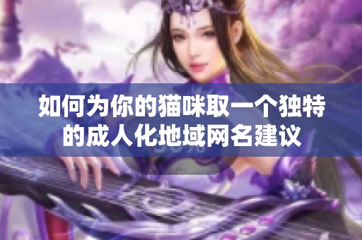 如何为你的猫咪取一个独特的成人化地域网名建议