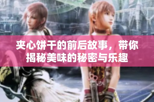 夹心饼干的前后故事，带你揭秘美味的秘密与乐趣