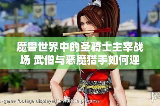 魔兽世界中的圣骑士主宰战场 武僧与恶魔猎手如何迎战