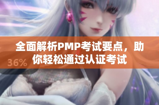 全面解析PMP考试要点，助你轻松通过认证考试