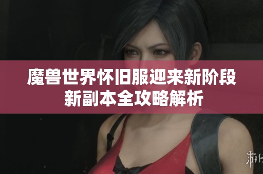 魔兽世界怀旧服迎来新阶段 新副本全攻略解析