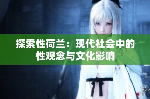 探索性荷兰：现代社会中的性观念与文化影响