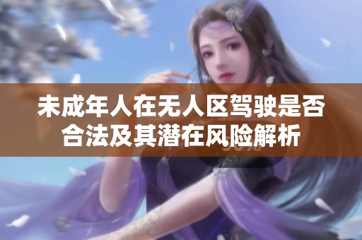 未成年人在无人区驾驶是否合法及其潜在风险解析