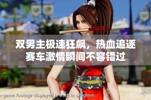 双男主极速狂飙，热血追逐赛车激情瞬间不容错过