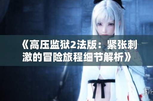 《高压监狱2法版：紧张刺激的冒险旅程细节解析》