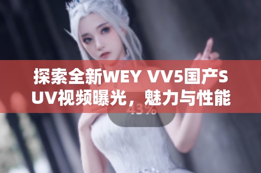 探索全新WEY VV5国产SUV视频曝光，魅力与性能兼具