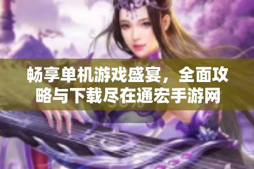 畅享单机游戏盛宴，全面攻略与下载尽在通宏手游网