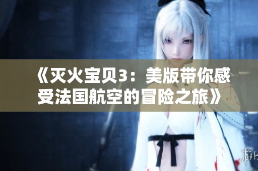 《灭火宝贝3：美版带你感受法国航空的冒险之旅》