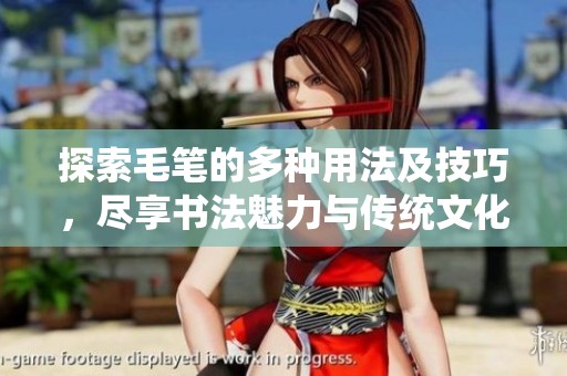 探索毛笔的多种用法及技巧，尽享书法魅力与传统文化