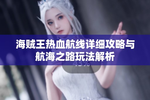 海贼王热血航线详细攻略与航海之路玩法解析