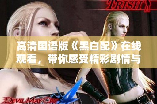 高清国语版《黑白配》在线观看，带你感受精彩剧情与人物情感