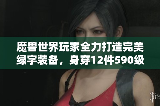 魔兽世界玩家全力打造完美绿字装备，身穿12件590级装备探索极限挑战