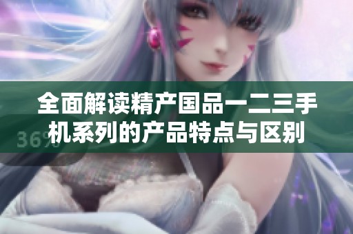 全面解读精产国品一二三手机系列的产品特点与区别