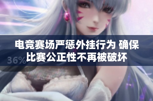 电竞赛场严惩外挂行为 确保比赛公正性不再被破坏