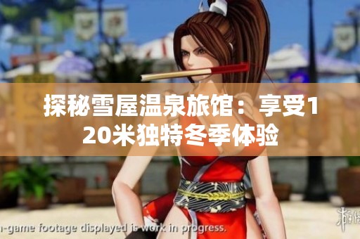 探秘雪屋温泉旅馆：享受120米独特冬季体验