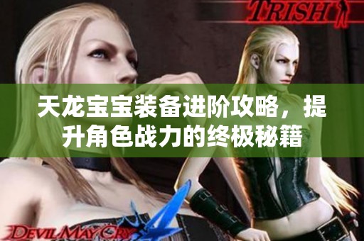 天龙宝宝装备进阶攻略，提升角色战力的终极秘籍