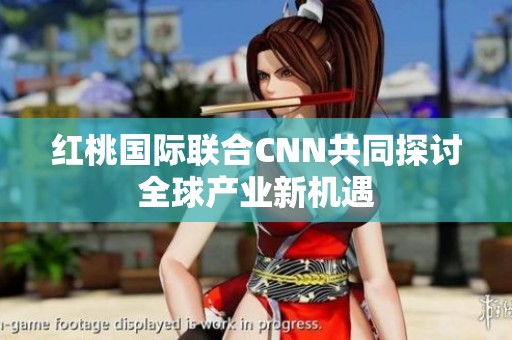 红桃国际联合CNN共同探讨全球产业新机遇
