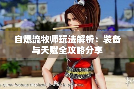 自爆流牧师玩法解析：装备与天赋全攻略分享