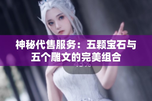 神秘代售服务：五颗宝石与五个雕文的完美组合
