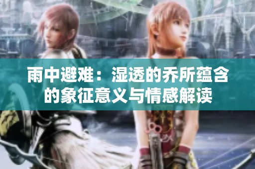 雨中避难：湿透的乔所蕴含的象征意义与情感解读